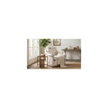 Sunset Trading Birdscript Swivel Chair, Cream/Brown/Gray/Green/Blue